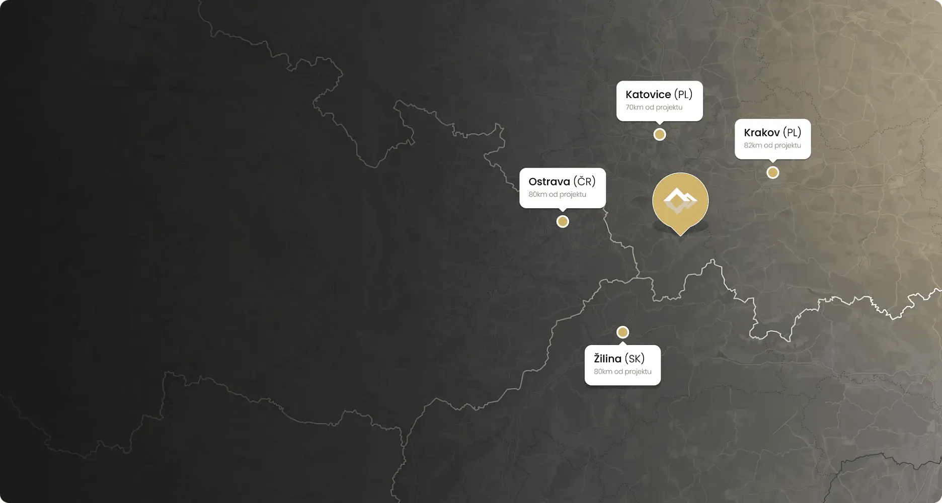 Unikátní lokalita projektu