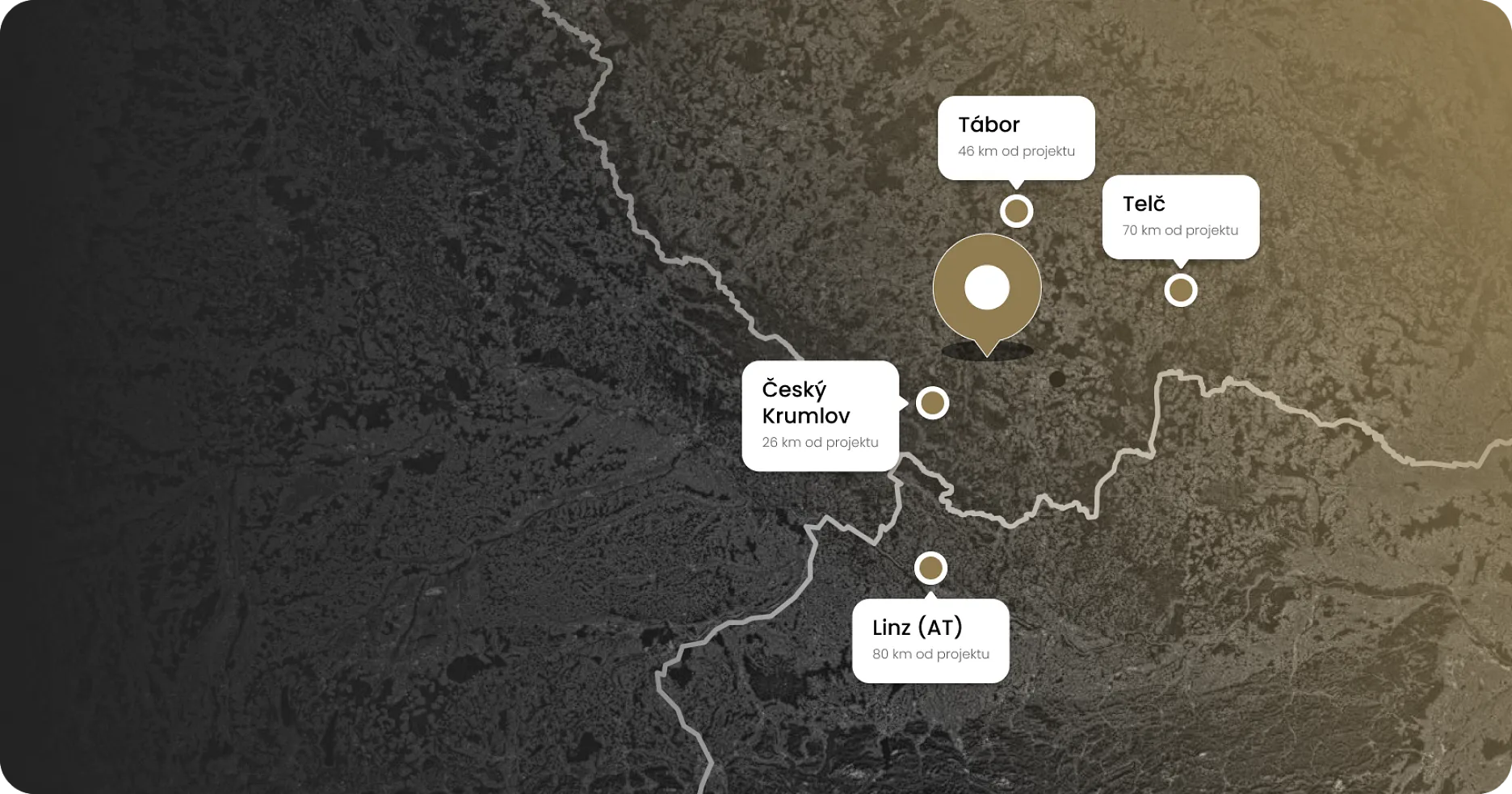 Unikátní lokalita projektu