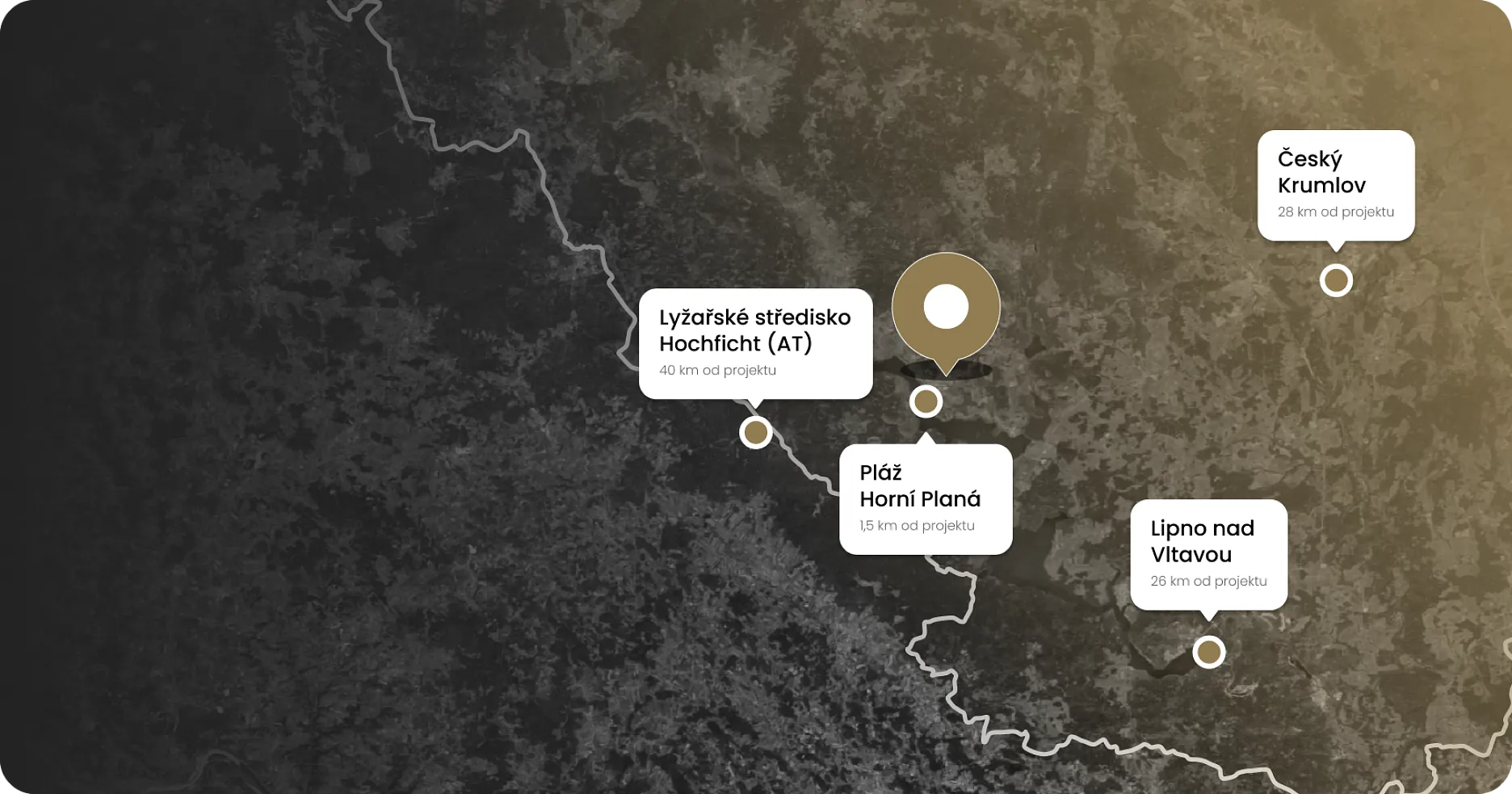 Unikátní lokalita projektu